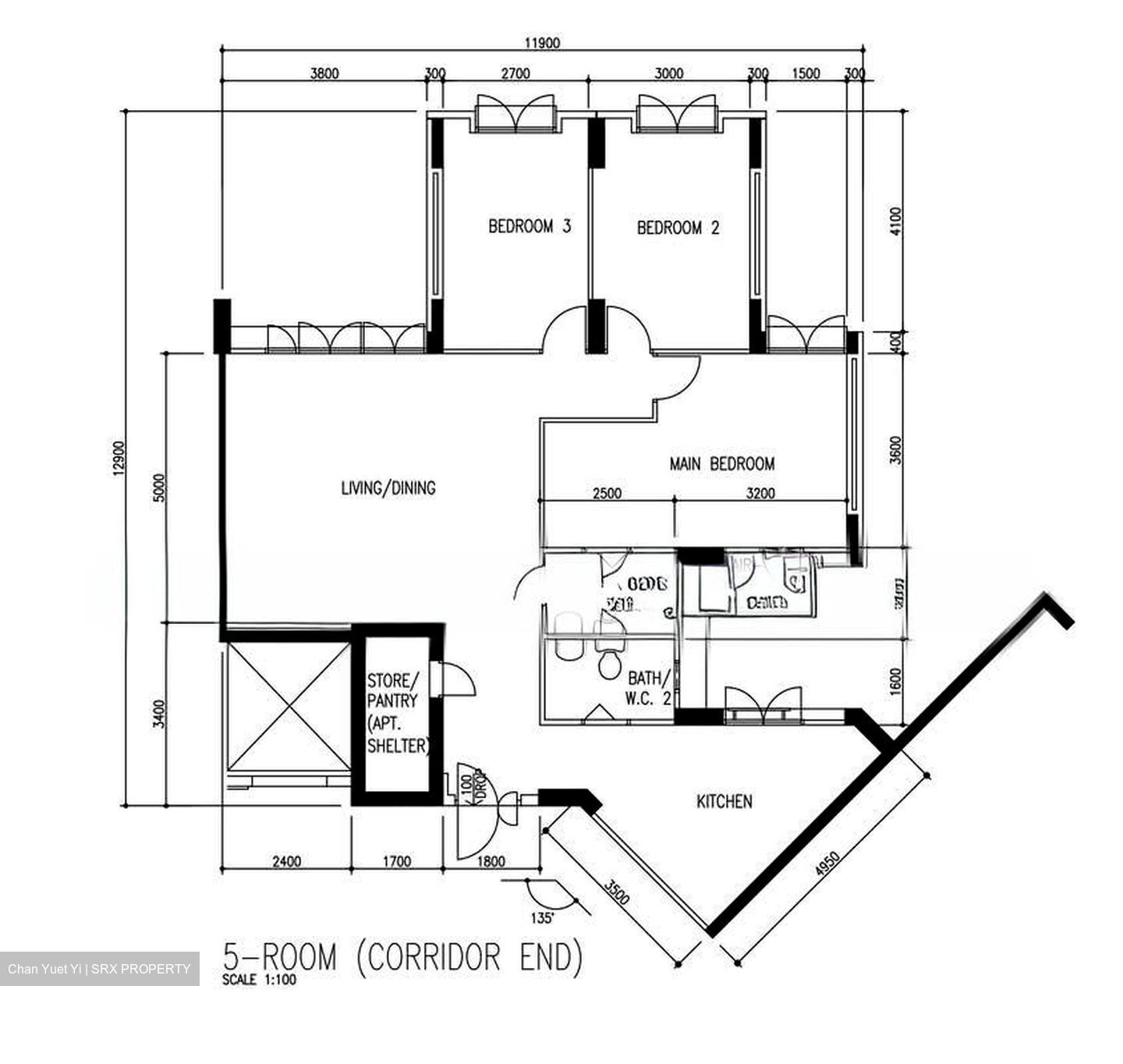Blk 302A Anchorvale Court (Sengkang), HDB 5 Rooms #554085691